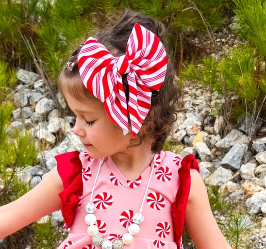 CandyCane Stripe Bows