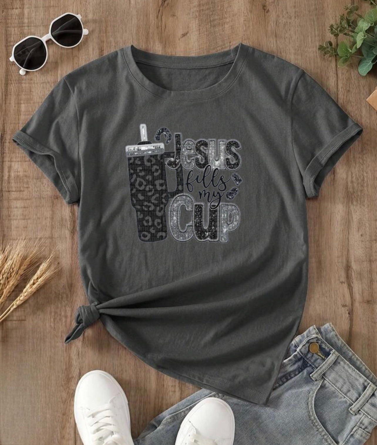 Leopard Cup Tee