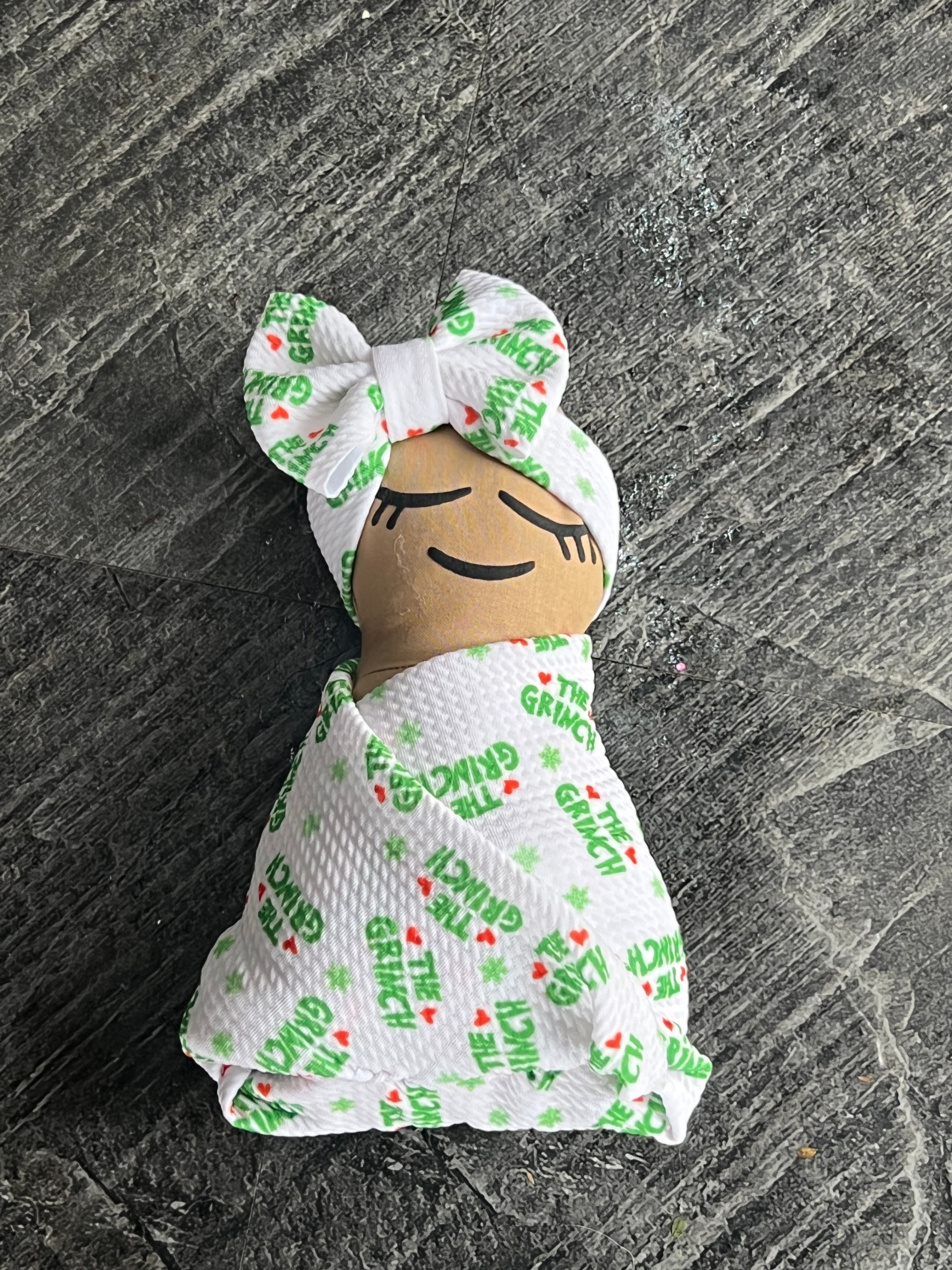 Green One Heart Doll