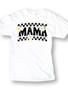 Checked Mama Tee