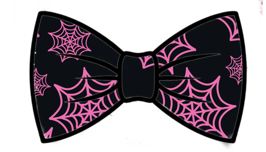 Pink Cobwebs Bow