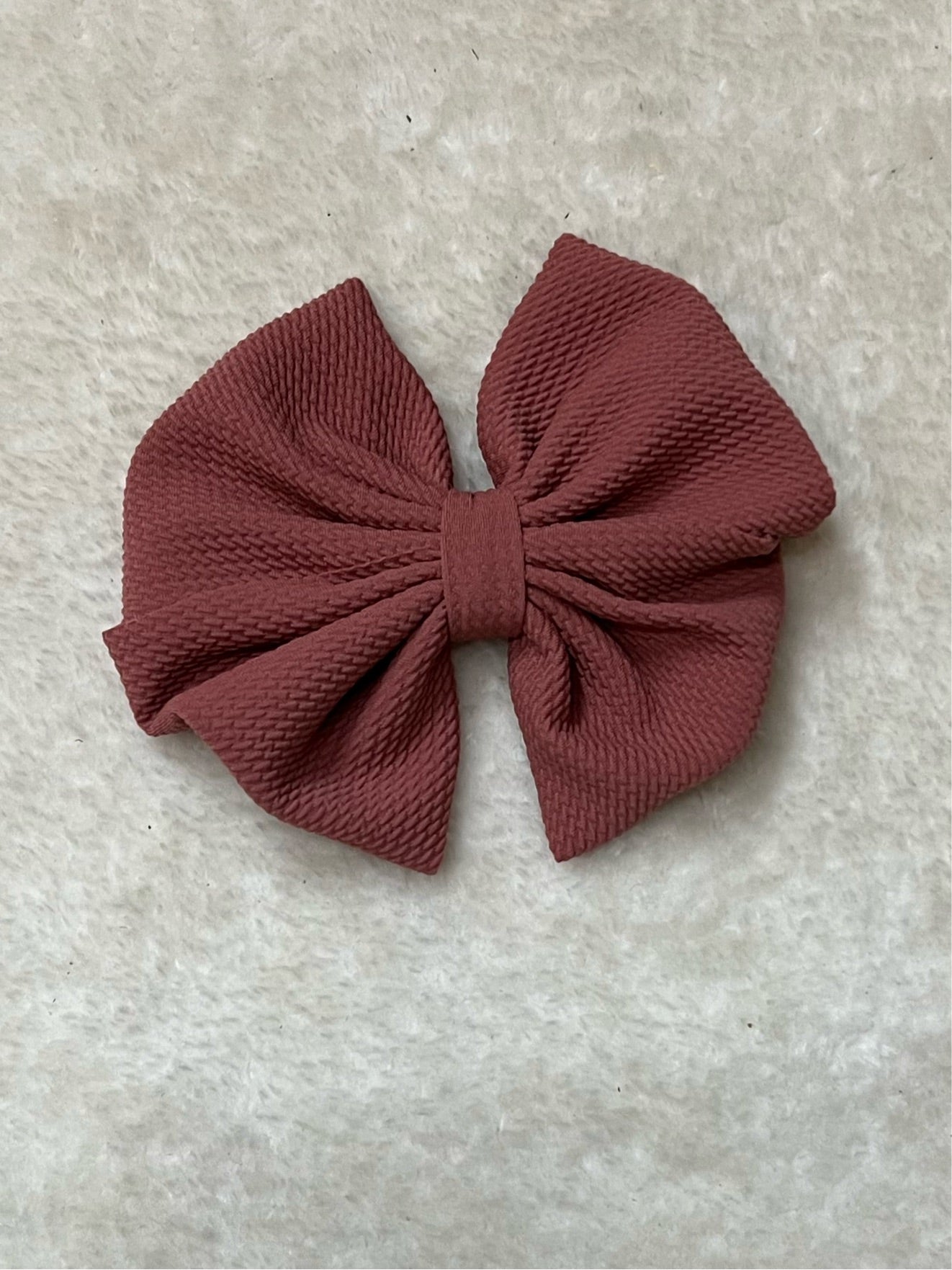 Rosy Mauve Bow