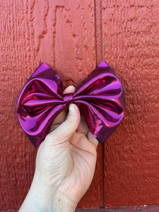 Hot Pink Shine Bow