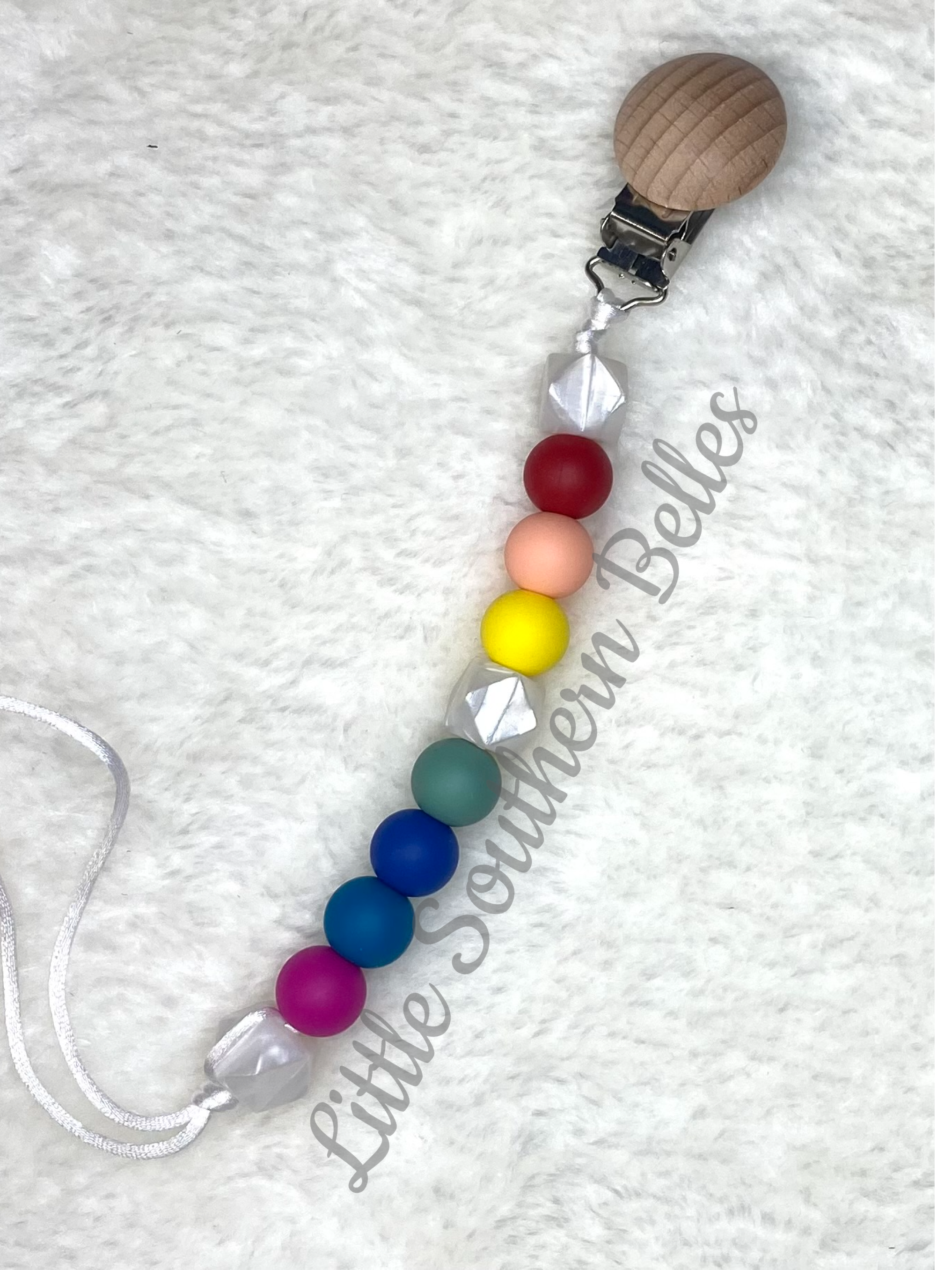 Rainbow Paci Clip