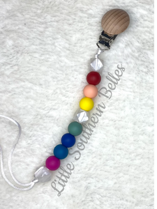 Rainbow Paci Clip